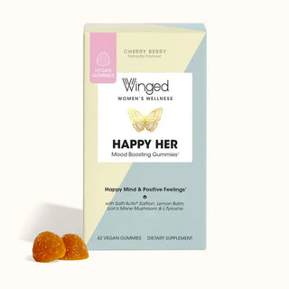 Winged Happy Her Mood Boosting Gummies with Saffr'Activ® Saffron Ex