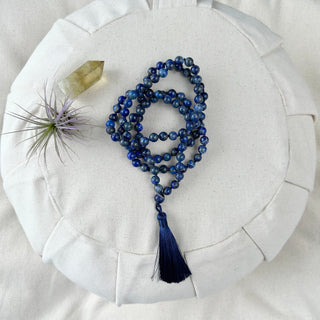 Lapis Lazuli Mala Necklace - 8mm