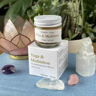 Madison + Green Yoga & Meditation Aromatherapy Stress Reliever for Spiritual Practice